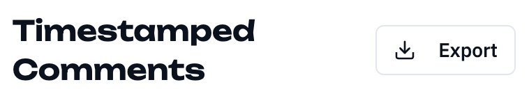 Export comments as .txt